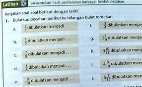 1 16 Dibulatkan Menjadi