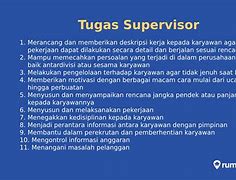 Junior Supervisor Rehabilitasi Adalah